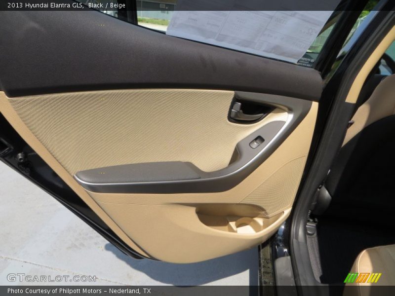 Black / Beige 2013 Hyundai Elantra GLS