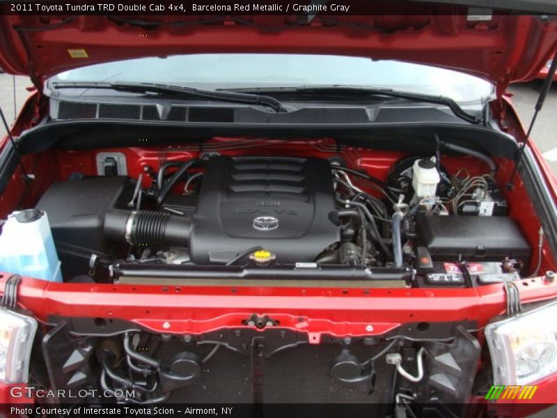 Barcelona Red Metallic / Graphite Gray 2011 Toyota Tundra TRD Double Cab 4x4