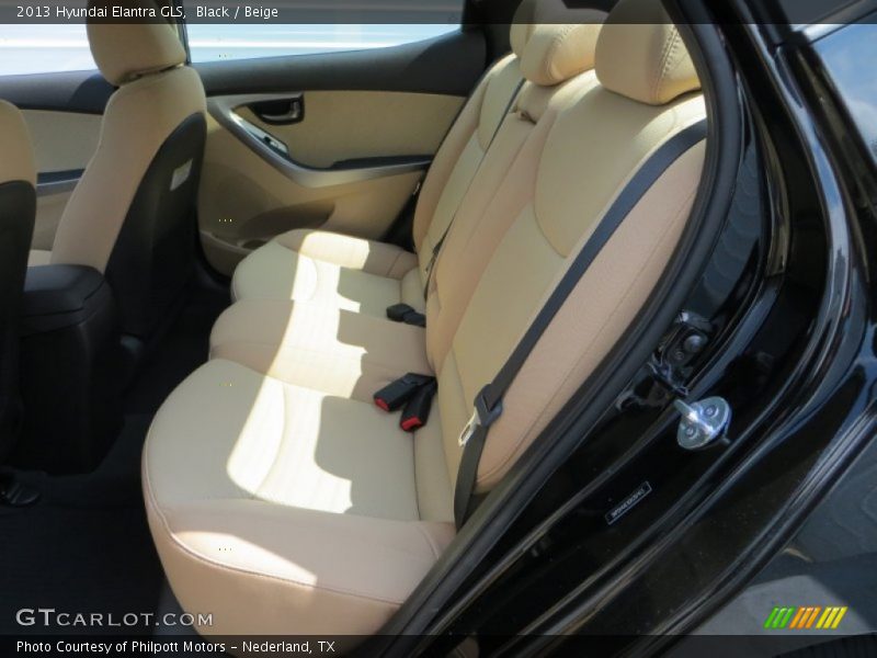 Black / Beige 2013 Hyundai Elantra GLS