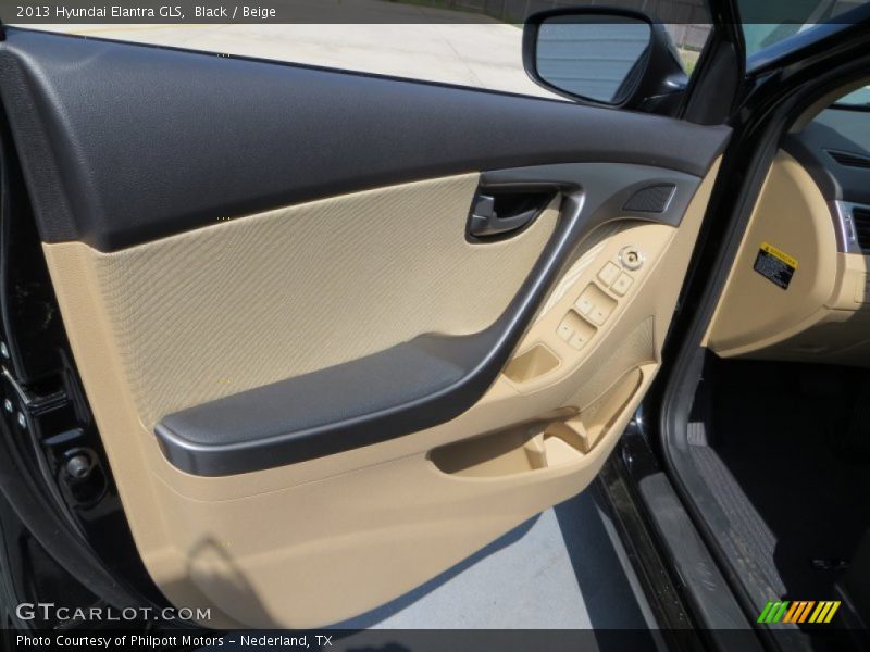 Black / Beige 2013 Hyundai Elantra GLS