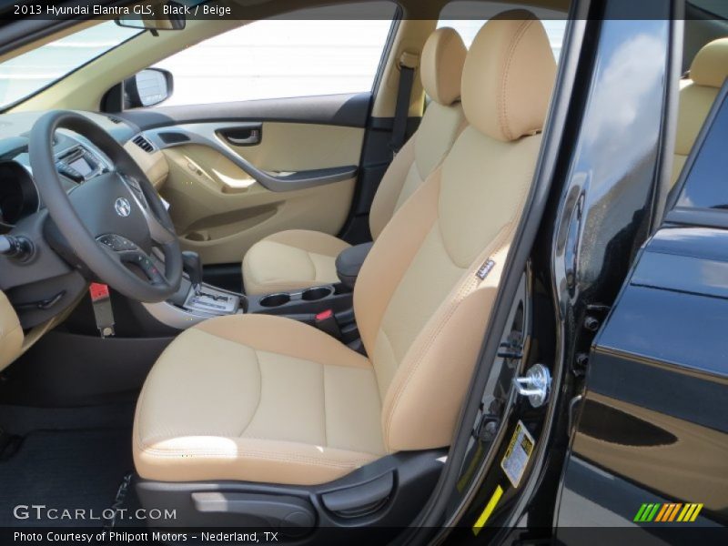 Black / Beige 2013 Hyundai Elantra GLS