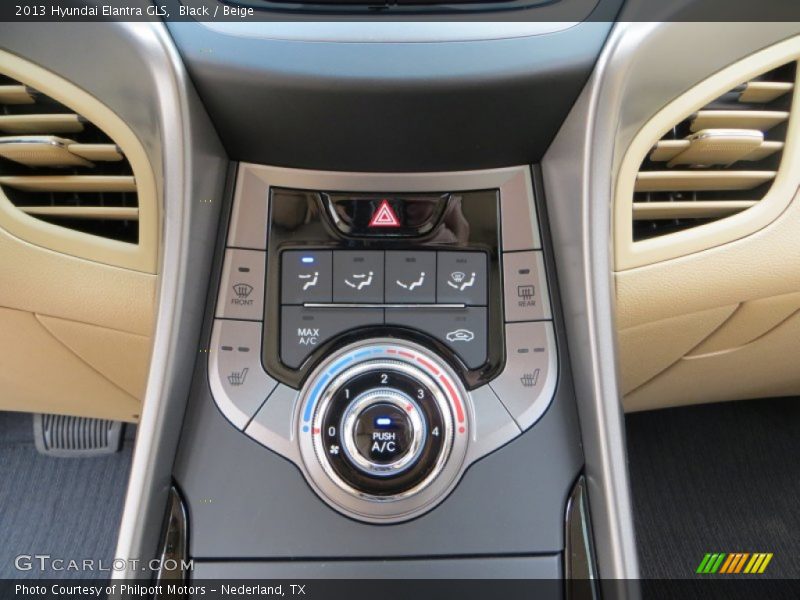 Black / Beige 2013 Hyundai Elantra GLS