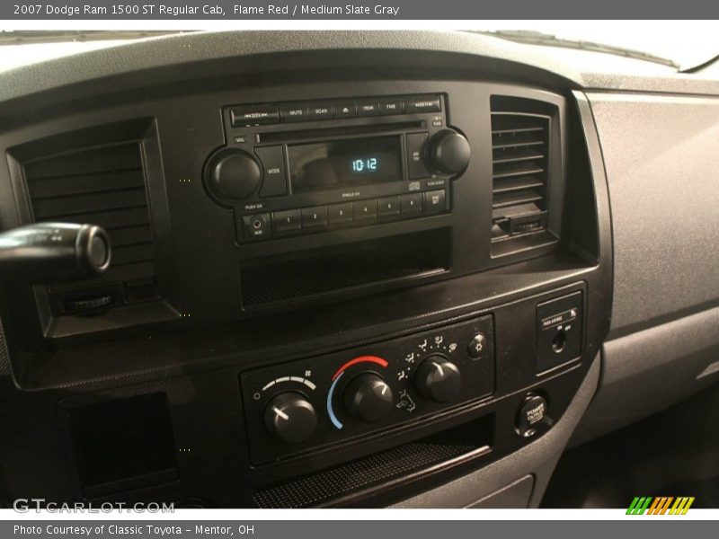 Flame Red / Medium Slate Gray 2007 Dodge Ram 1500 ST Regular Cab