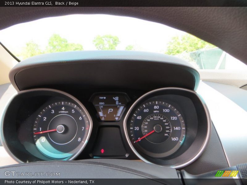 Black / Beige 2013 Hyundai Elantra GLS