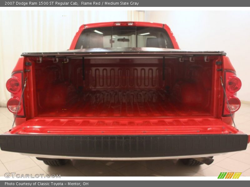 Flame Red / Medium Slate Gray 2007 Dodge Ram 1500 ST Regular Cab