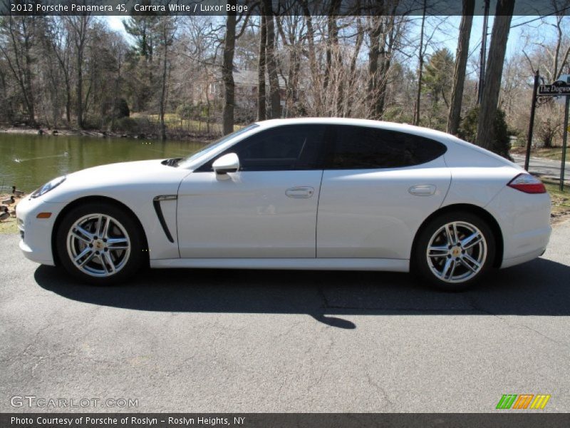  2012 Panamera 4S Carrara White