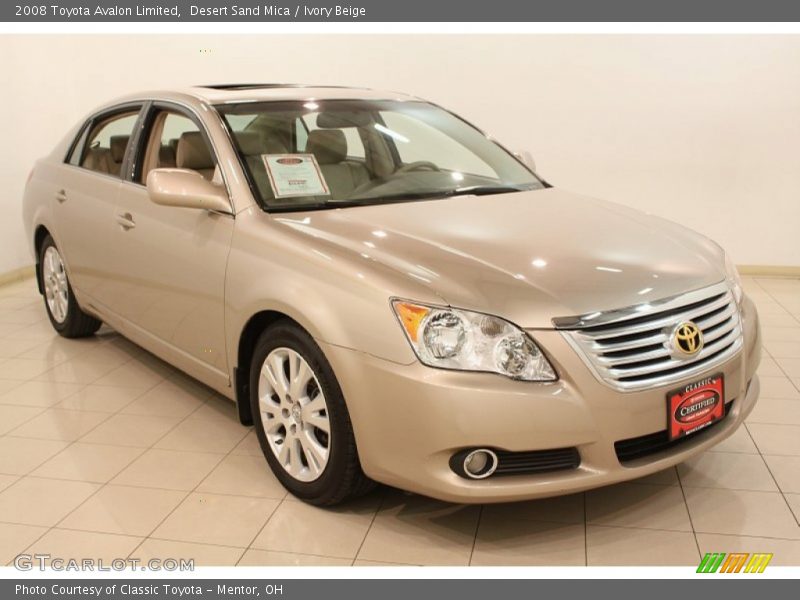 Desert Sand Mica / Ivory Beige 2008 Toyota Avalon Limited