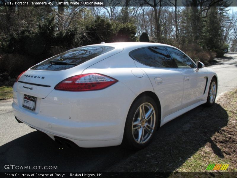 Carrara White / Luxor Beige 2012 Porsche Panamera 4S
