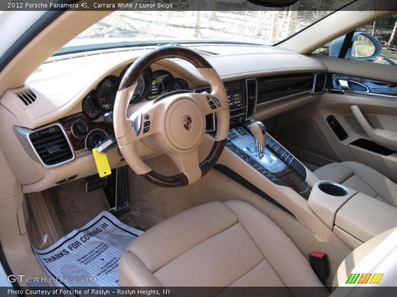  2012 Panamera 4S Luxor Beige Interior