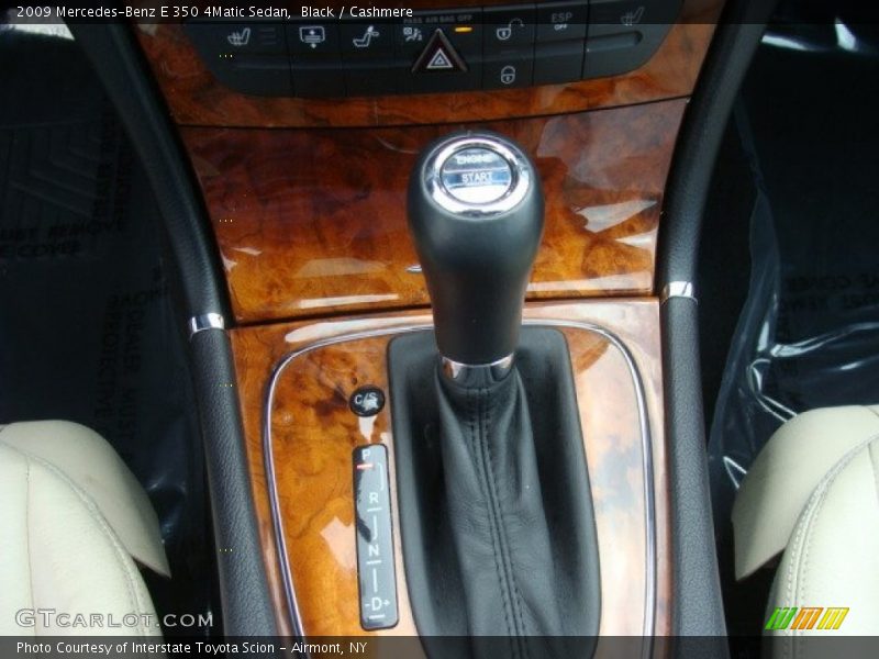 Black / Cashmere 2009 Mercedes-Benz E 350 4Matic Sedan