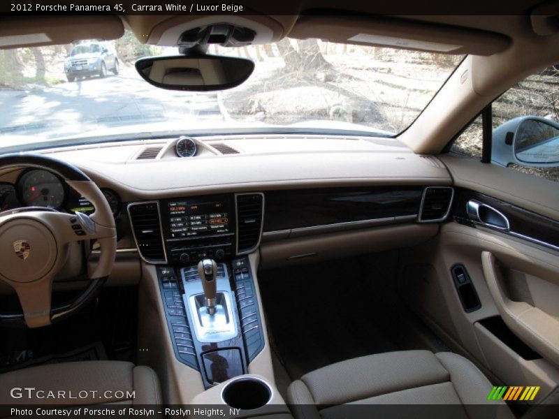 Carrara White / Luxor Beige 2012 Porsche Panamera 4S