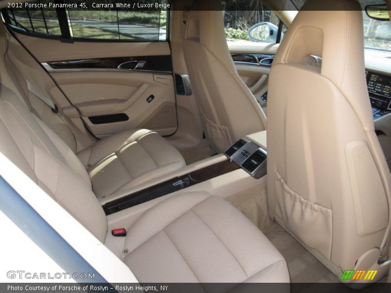 Rear Seat of 2012 Panamera 4S