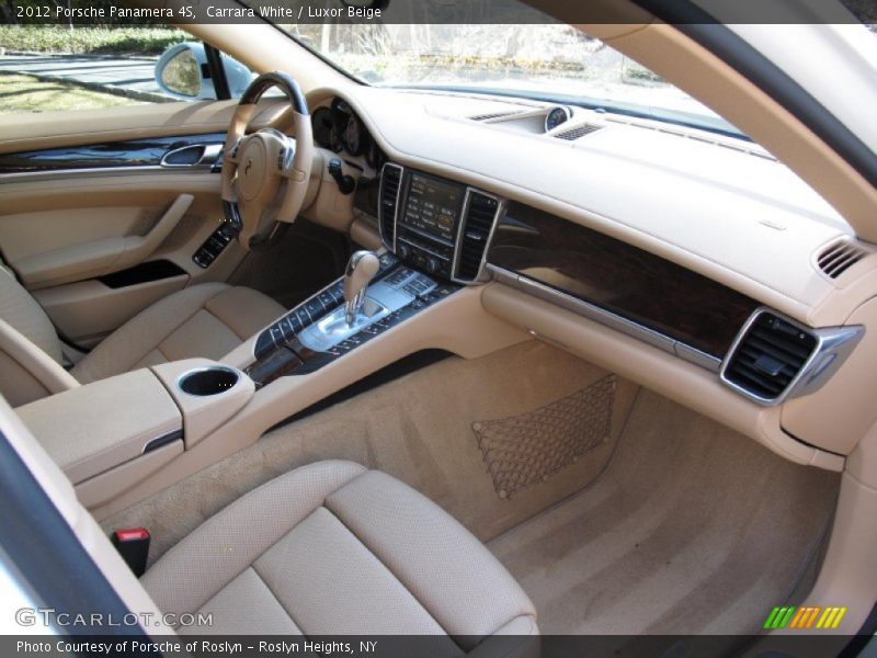 Carrara White / Luxor Beige 2012 Porsche Panamera 4S
