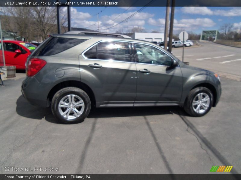 Ashen Gray Metallic / Jet Black 2013 Chevrolet Equinox LT AWD