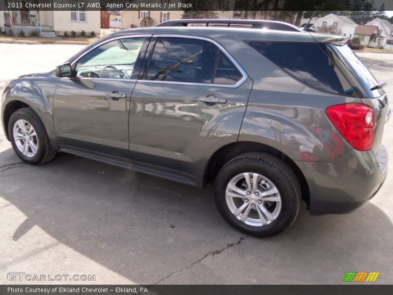 Ashen Gray Metallic / Jet Black 2013 Chevrolet Equinox LT AWD
