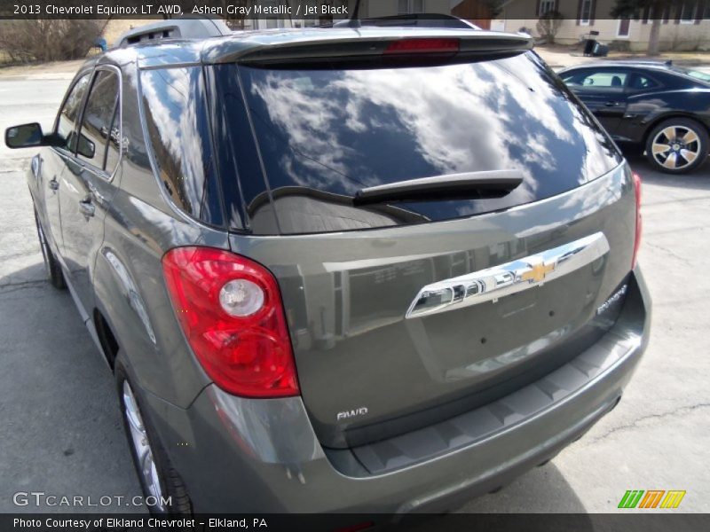 Ashen Gray Metallic / Jet Black 2013 Chevrolet Equinox LT AWD