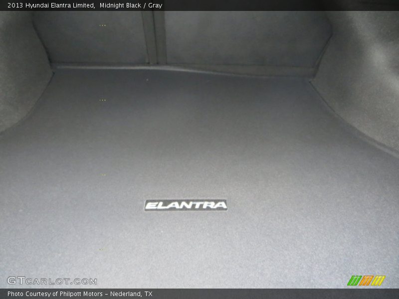 Midnight Black / Gray 2013 Hyundai Elantra Limited