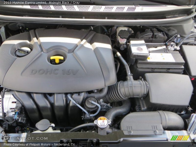 Midnight Black / Gray 2013 Hyundai Elantra Limited