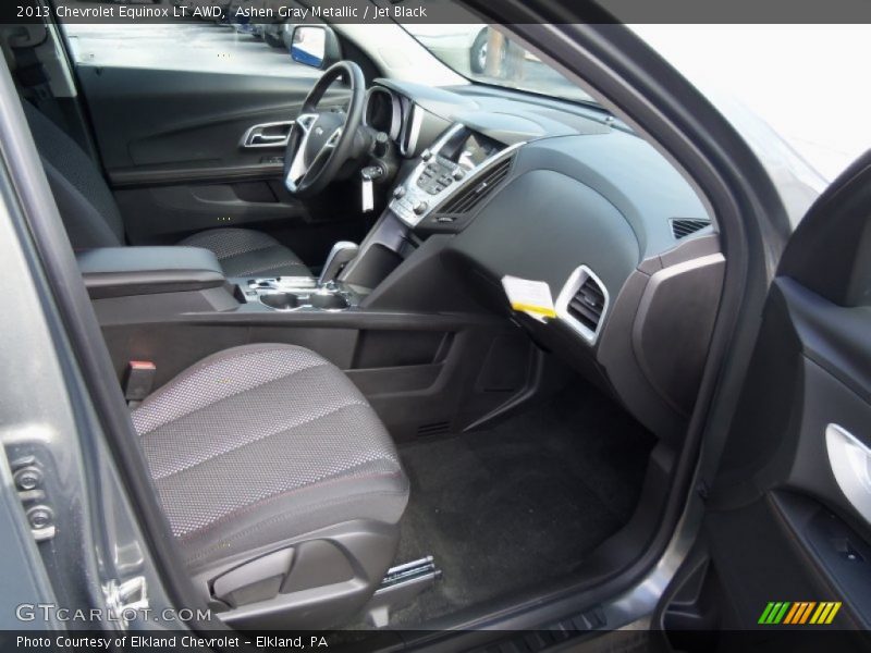 Ashen Gray Metallic / Jet Black 2013 Chevrolet Equinox LT AWD