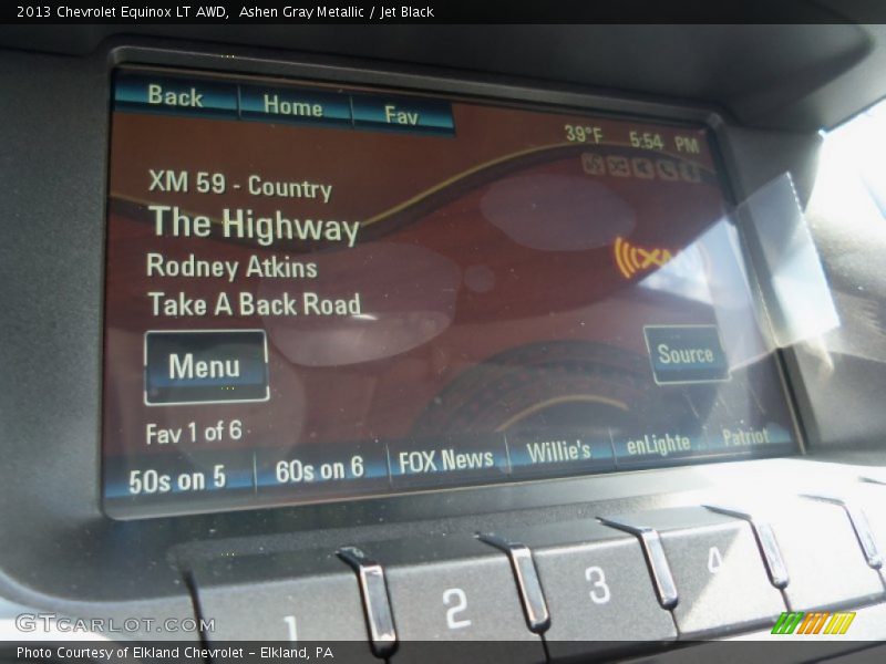 Ashen Gray Metallic / Jet Black 2013 Chevrolet Equinox LT AWD