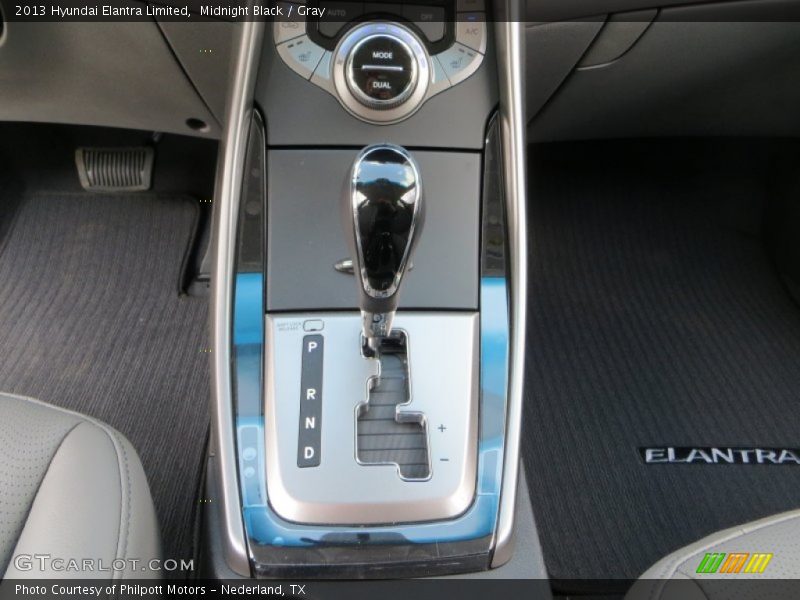 Midnight Black / Gray 2013 Hyundai Elantra Limited