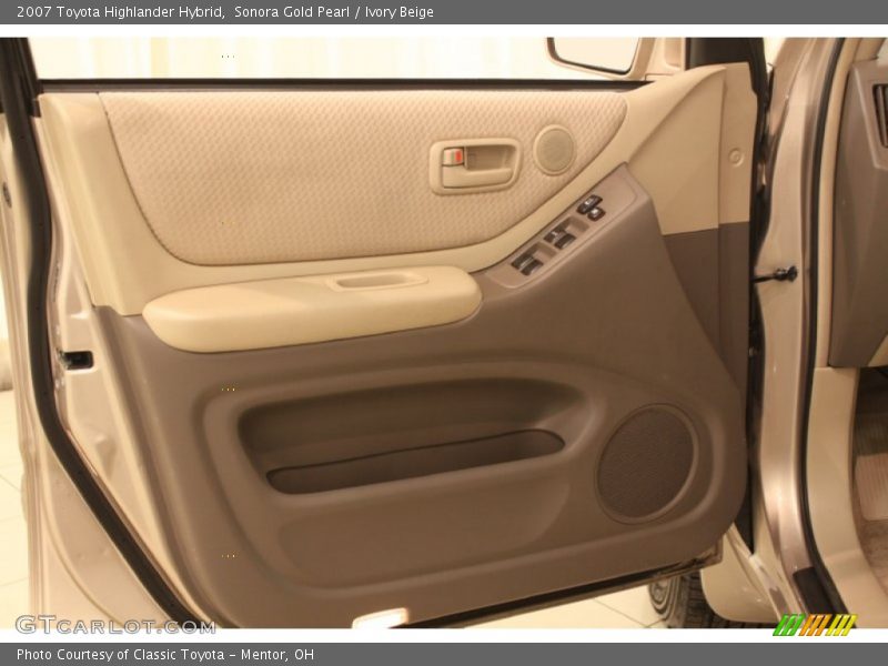 Sonora Gold Pearl / Ivory Beige 2007 Toyota Highlander Hybrid