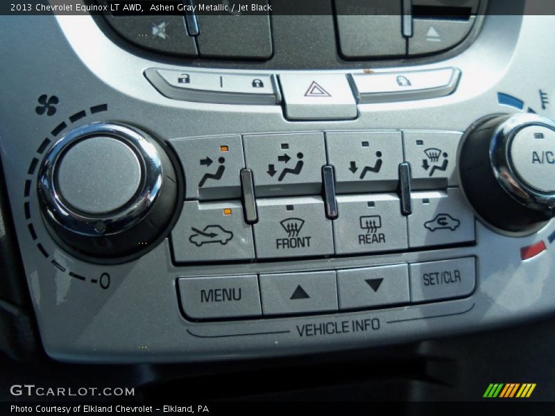 Ashen Gray Metallic / Jet Black 2013 Chevrolet Equinox LT AWD
