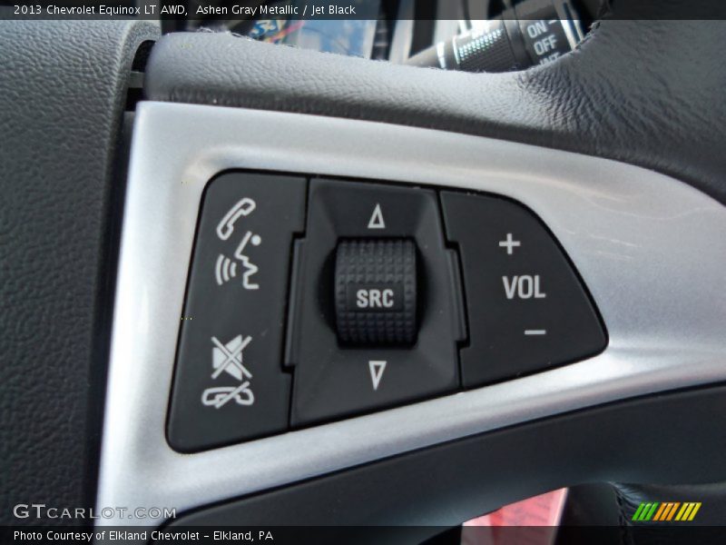 Ashen Gray Metallic / Jet Black 2013 Chevrolet Equinox LT AWD