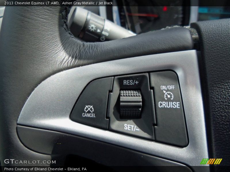 Ashen Gray Metallic / Jet Black 2013 Chevrolet Equinox LT AWD