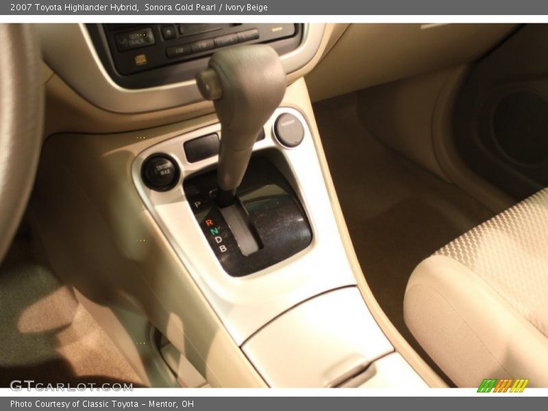 Sonora Gold Pearl / Ivory Beige 2007 Toyota Highlander Hybrid