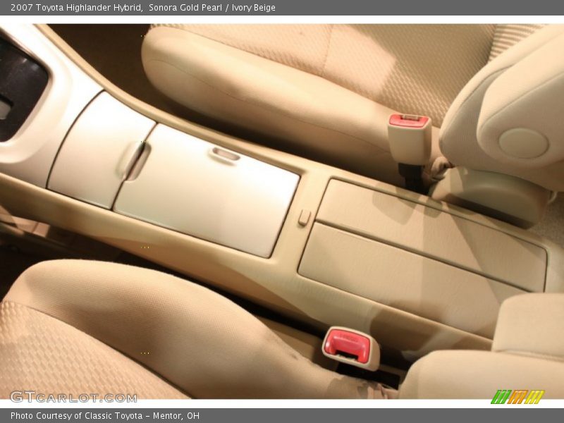 Sonora Gold Pearl / Ivory Beige 2007 Toyota Highlander Hybrid