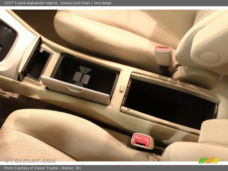 Sonora Gold Pearl / Ivory Beige 2007 Toyota Highlander Hybrid