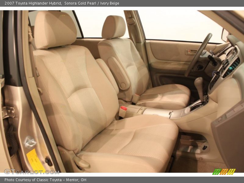 Sonora Gold Pearl / Ivory Beige 2007 Toyota Highlander Hybrid