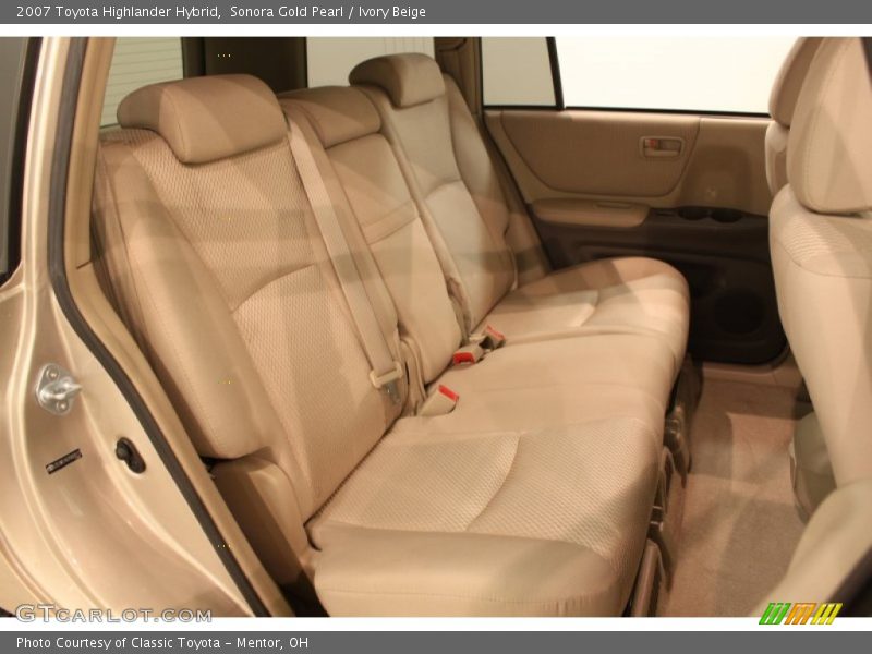 Sonora Gold Pearl / Ivory Beige 2007 Toyota Highlander Hybrid