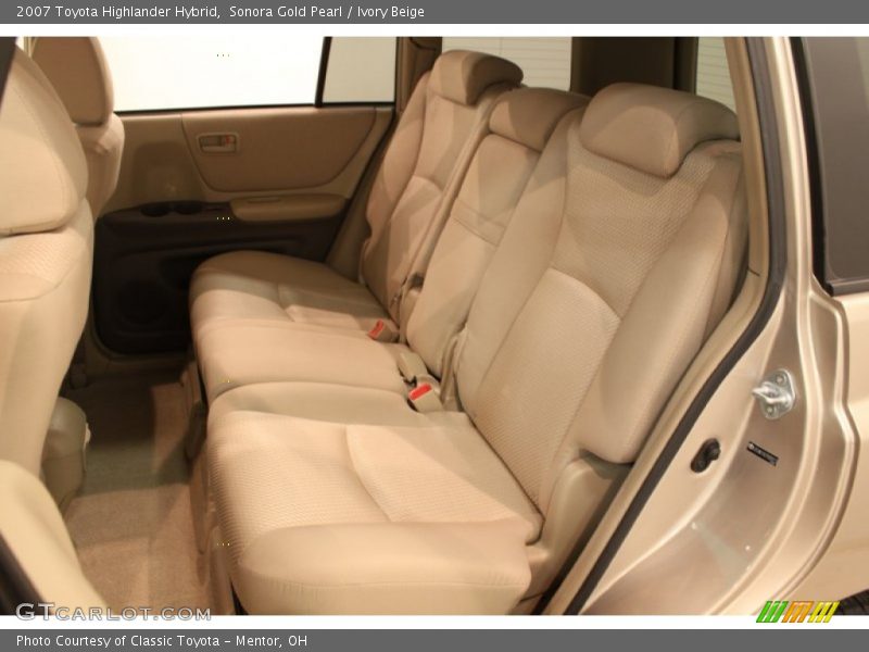 Sonora Gold Pearl / Ivory Beige 2007 Toyota Highlander Hybrid