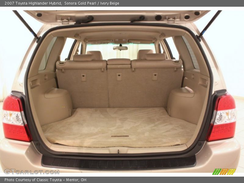 Sonora Gold Pearl / Ivory Beige 2007 Toyota Highlander Hybrid