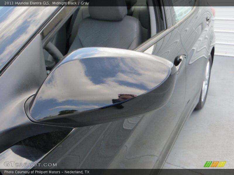 Midnight Black / Gray 2013 Hyundai Elantra GLS