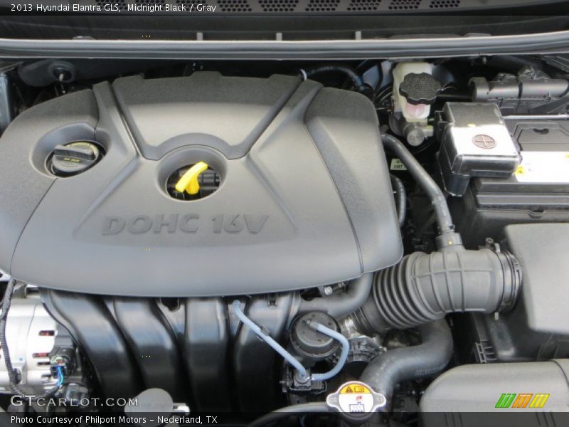 Midnight Black / Gray 2013 Hyundai Elantra GLS