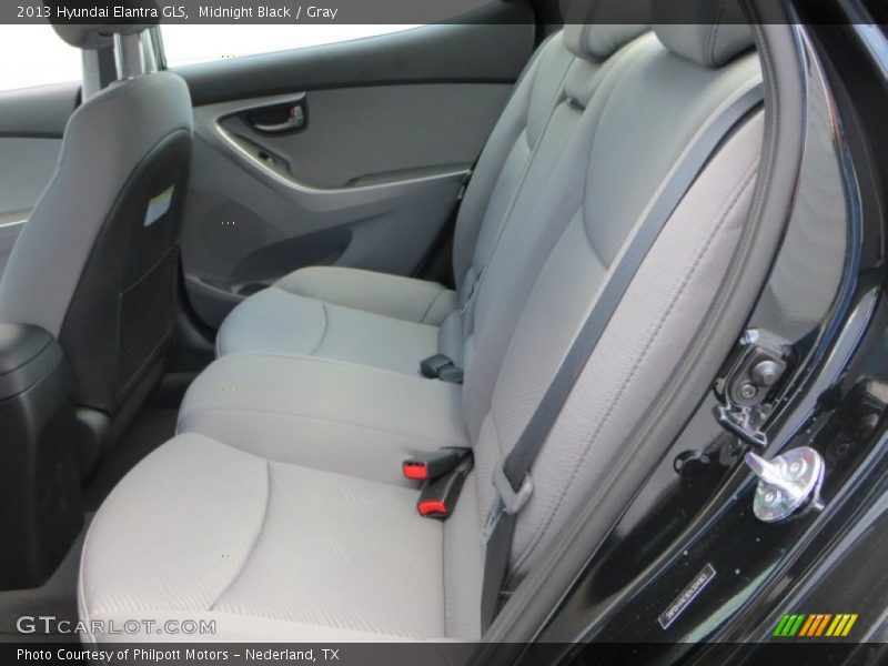 Midnight Black / Gray 2013 Hyundai Elantra GLS