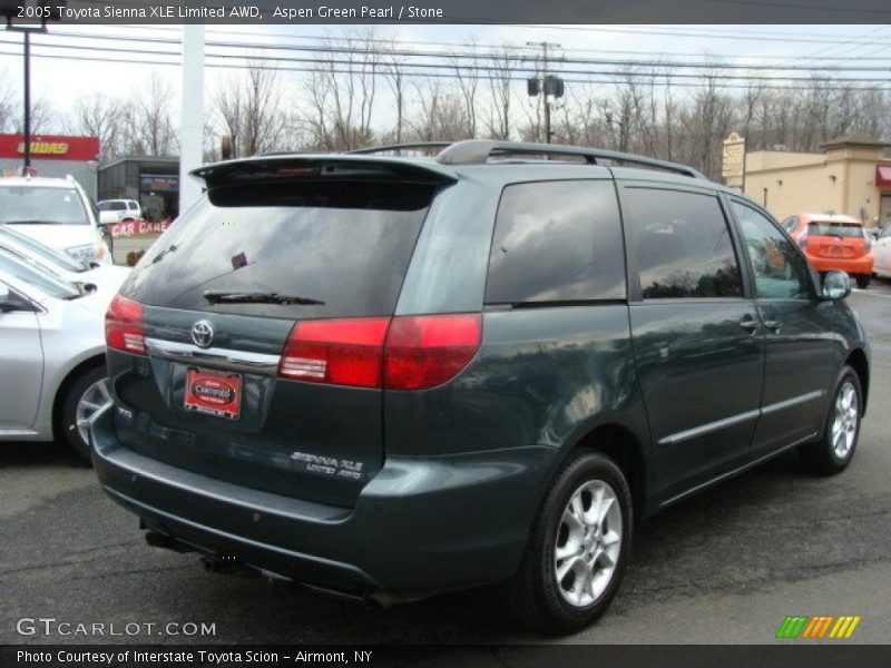 Aspen Green Pearl / Stone 2005 Toyota Sienna XLE Limited AWD