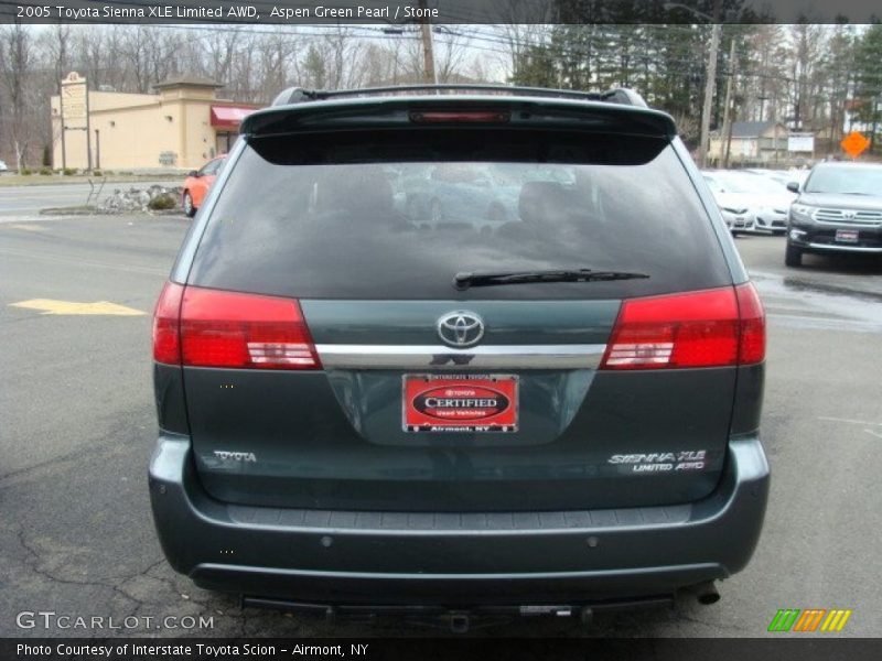 Aspen Green Pearl / Stone 2005 Toyota Sienna XLE Limited AWD