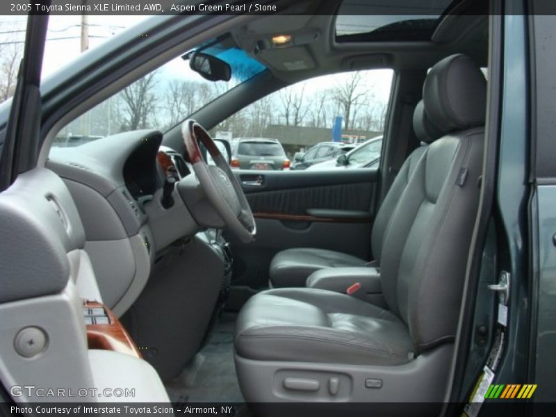 Aspen Green Pearl / Stone 2005 Toyota Sienna XLE Limited AWD