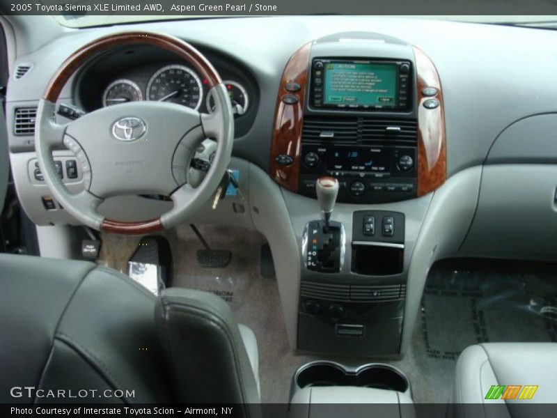 Aspen Green Pearl / Stone 2005 Toyota Sienna XLE Limited AWD