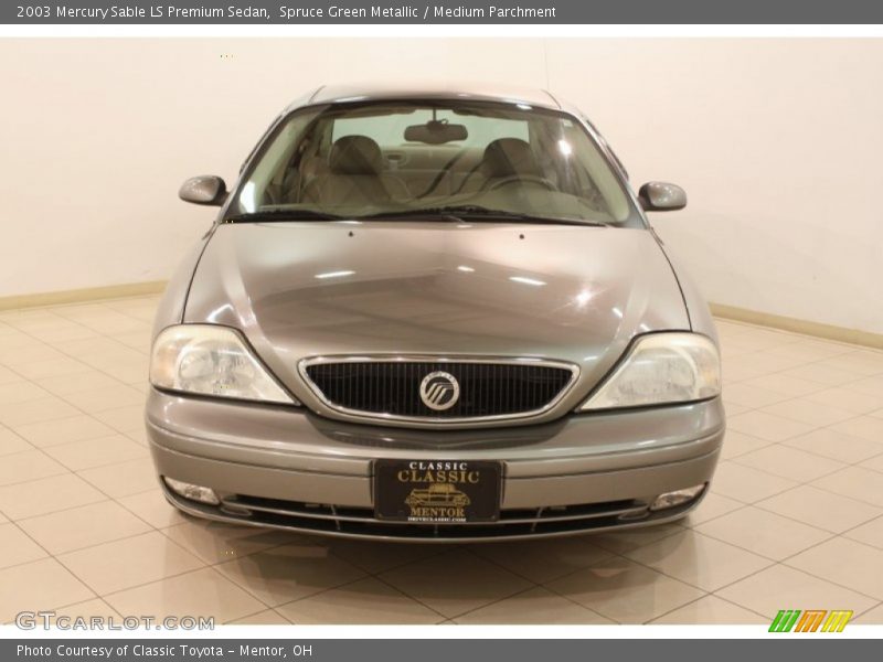 Spruce Green Metallic / Medium Parchment 2003 Mercury Sable LS Premium Sedan