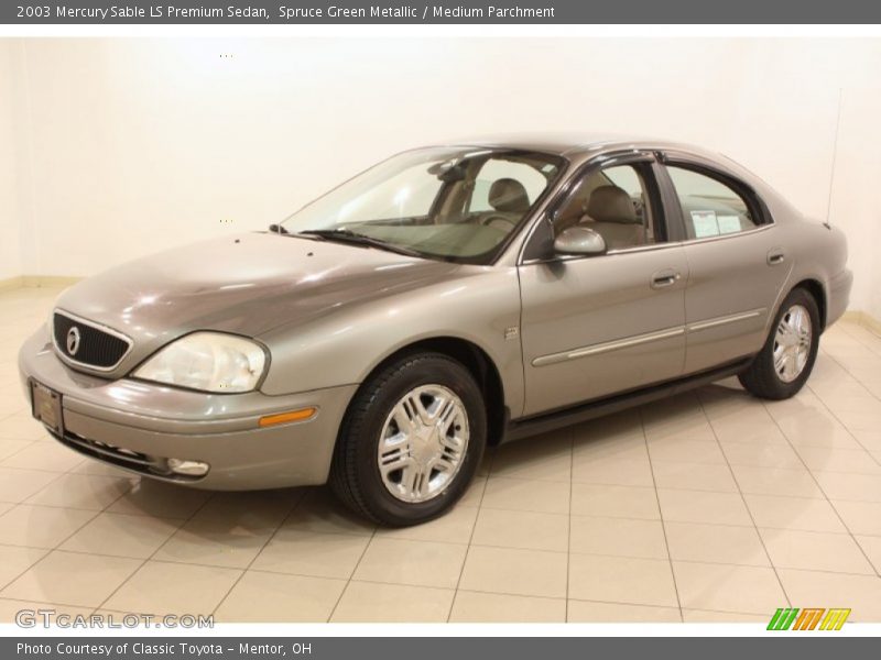 Spruce Green Metallic / Medium Parchment 2003 Mercury Sable LS Premium Sedan