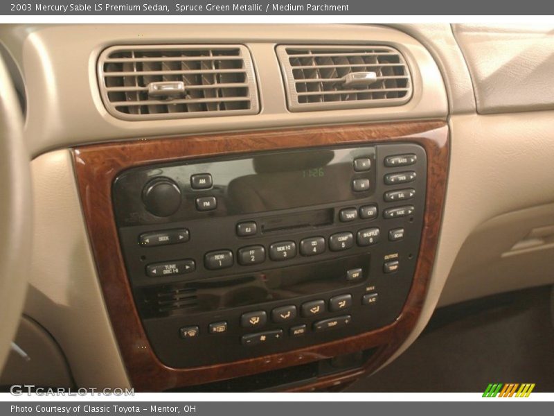 Spruce Green Metallic / Medium Parchment 2003 Mercury Sable LS Premium Sedan