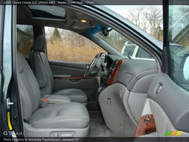 Aspen Green Pearl / Stone 2005 Toyota Sienna XLE Limited AWD