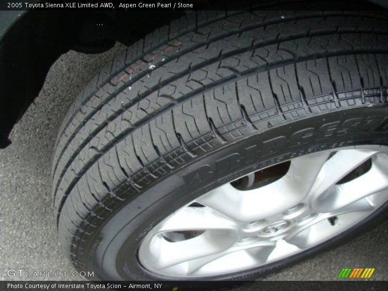 Aspen Green Pearl / Stone 2005 Toyota Sienna XLE Limited AWD