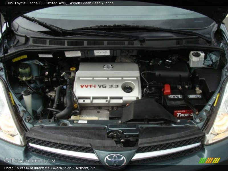 Aspen Green Pearl / Stone 2005 Toyota Sienna XLE Limited AWD