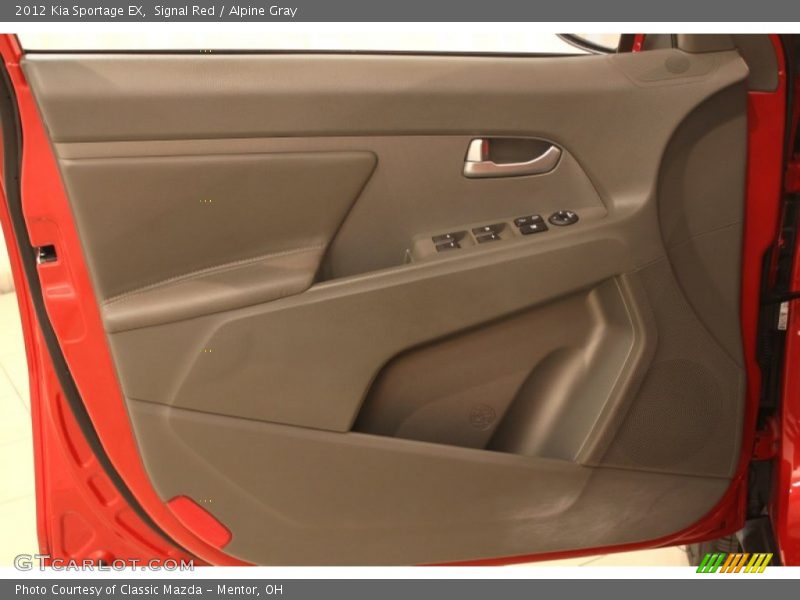 Signal Red / Alpine Gray 2012 Kia Sportage EX